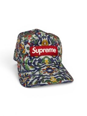 Supreme Washed Chino Twill Camp Cap 'Tapestry' 23’ collection